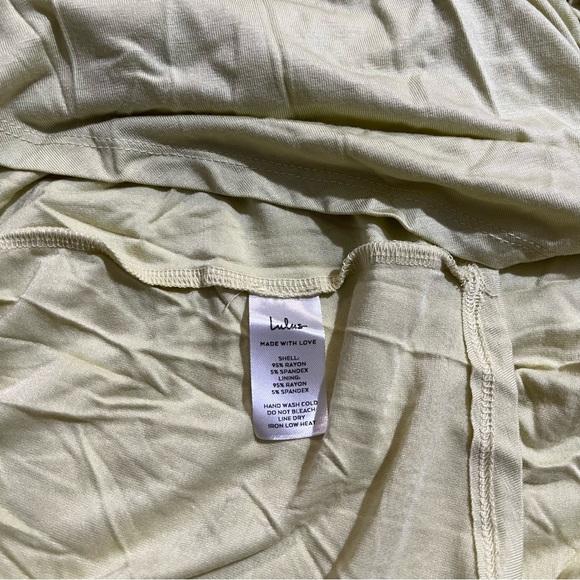 NWT LULUS Sweet and Serene Pale Green Tie-Strap High-Low Dress - Picture 5 of 10